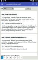 Lowongan Kerja Terbaru di Aceh Update Setiap Hari স্ক্রিনশট 1