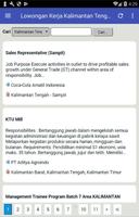 Lowongan Kerja Kalimantan Tengah Terbaru screenshot 1