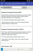 Lowongan Kerja Sulawesi Selatan Terbaru & GRATIS اسکرین شاٹ 1