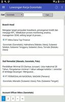 Lowongan Kerja Gorontalo Terbaru dan Terlengkap capture d'écran 1