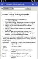 برنامه‌نما Lowongan Kerja Gorontalo Terbaru dan Terlengkap عکس از صفحه