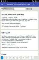 Lowongan Kerja Kalimantan Barat Terbaru Terlengkap скриншот 1