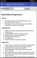 Lowongan Kerja di Kota Yogyakarta Terbaru স্ক্রিনশট 2