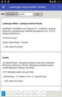 Lowongan Kerja Arsitek Terbaru स्क्रीनशॉट 1