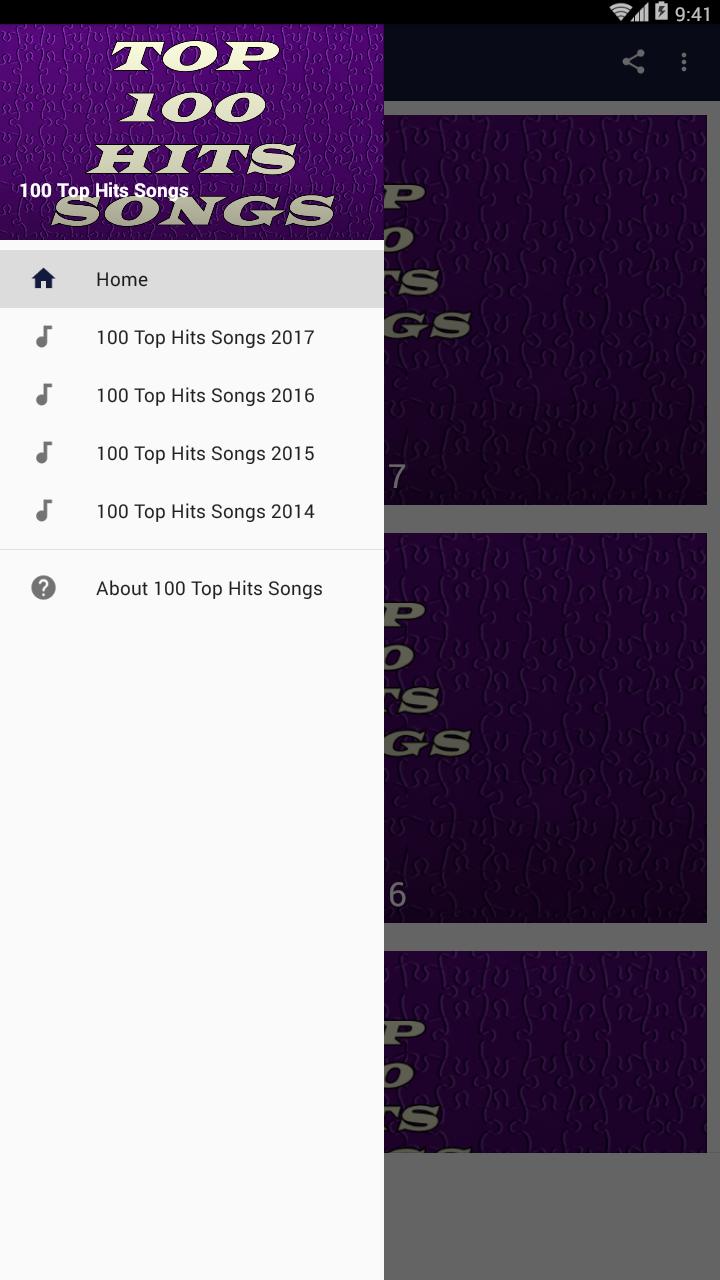 Top 100 Hits Songs 4 Year List From 2014 2017 For Android Apk Download