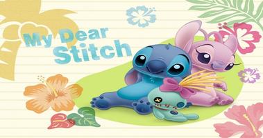 Stitch Wallpaper Affiche