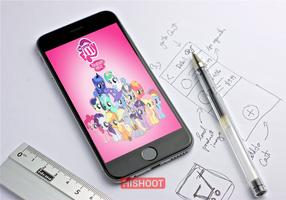 برنامه‌نما Rainbow Little Pony Wallpaper عکس از صفحه