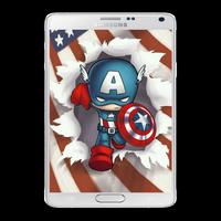 Captain America Wallpaper capture d'écran 2