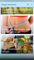 Loose Weight Using Ginger and  Affiche