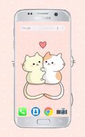 Best Cute Chibi Cat Wallpapers HD Affiche