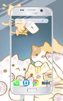 Best Cute Chibi Cat Wallpapers HD capture d'écran 1
