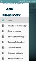 Criminology and penology Affiche