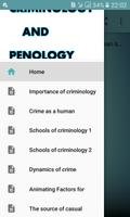 Criminology and penology poster