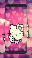 Kitty Cute Wallpaper Affiche