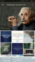 Albert Einstein Wallpaper Quotes ảnh chụp màn hình 1