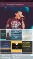 Chester Bennington - Wallpaper Quotes Screenshot 1