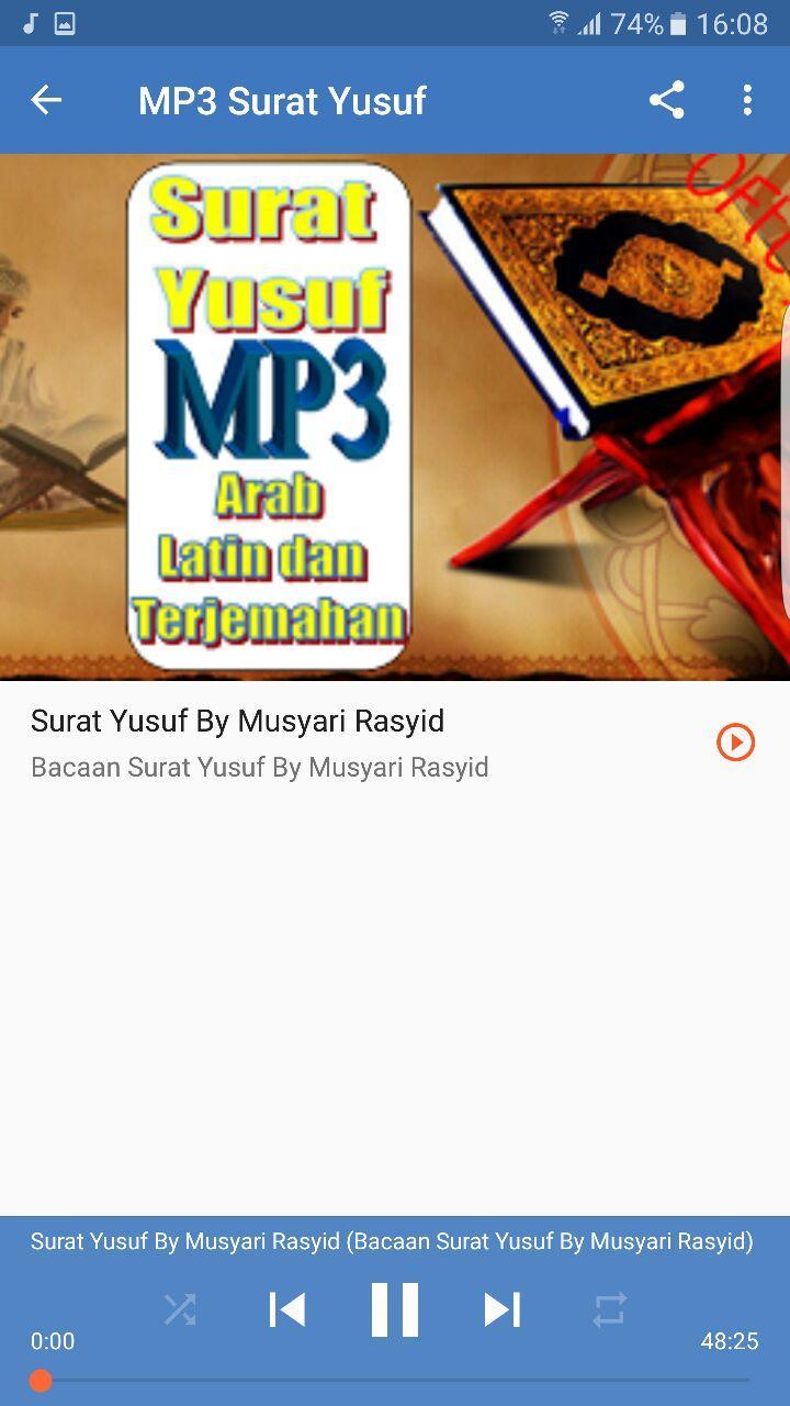 Surat Yusuf Mp3 Arab Latin Dan Terjemahan For Android Apk