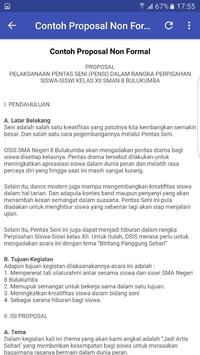 Contoh Proposal Non Formal Aneka Contoh
