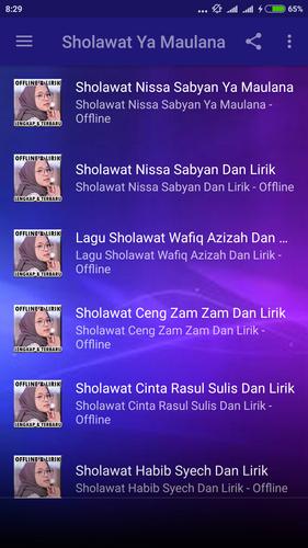 Download Sholawat Nissa Sabyan Mp3 Ya Maulana 1 0 Android Apk