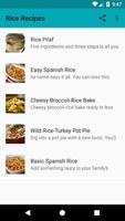 Rice Recipes الملصق