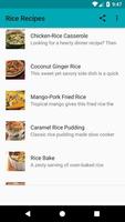 Rice Recipes تصوير الشاشة 2