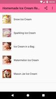 Homemade Ice Cream Recipes Cartaz