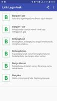 40 Lirik Lagu Anak Indonesia ポスター