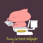Funny Cartoons Wallpaper icône