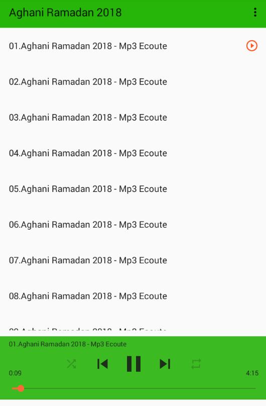 Aghani Ramadan2018 أغاني رمضان بدون أنترنيت For Android Apk Download