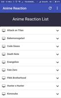 Anime Reaction Poster