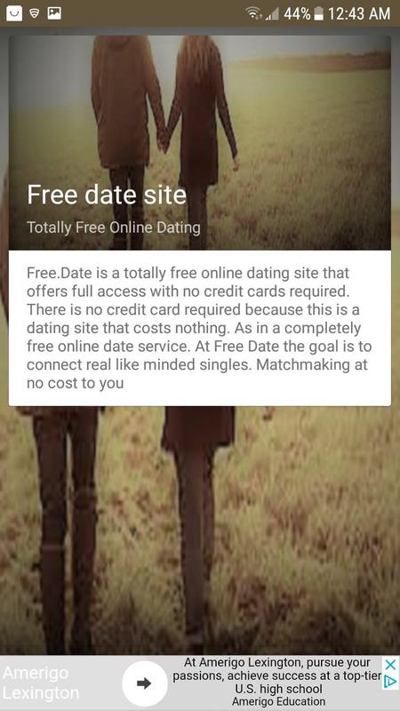 totally free no credit card dating sites