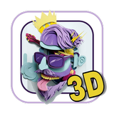 Background Abstract 3D icon