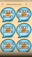 Clinical History & Examination الملصق