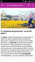 Grossesse semaine par semaine imagem de tela 2