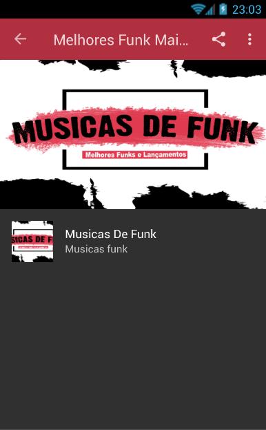 Musicas De Funk Mais Tocadas para Android - APK Baixar