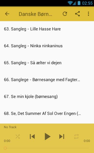 Danske Børn Sange für Android - APK herunterladen