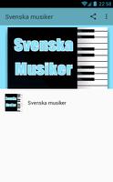 Svenska Musiker Cartaz