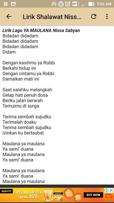 Lirik Lagu Maulana C f tidadari riraram (3x) g.tira…. lirik lagu maulana
