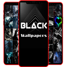 Black Wallpapers HD أيقونة