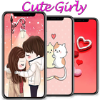 Cute Girly Wallpapers icône