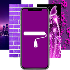 Purple Wallpapers HD أيقونة