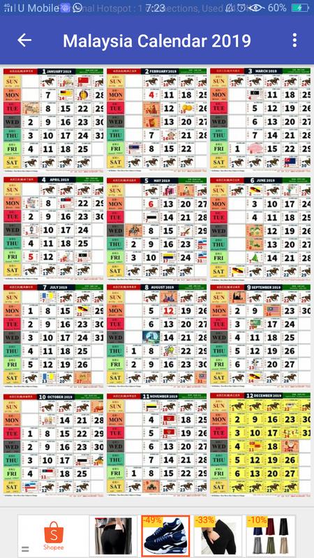 Malaysia Calendar 2019 for Android - APK Download