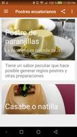 برنامه‌نما Postres ecuatorianos عکس از صفحه
