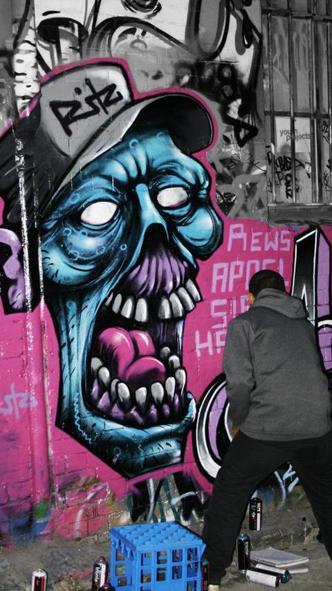 40 Gambar Wallpaper Graffiti Keren Hd terbaru 2020
