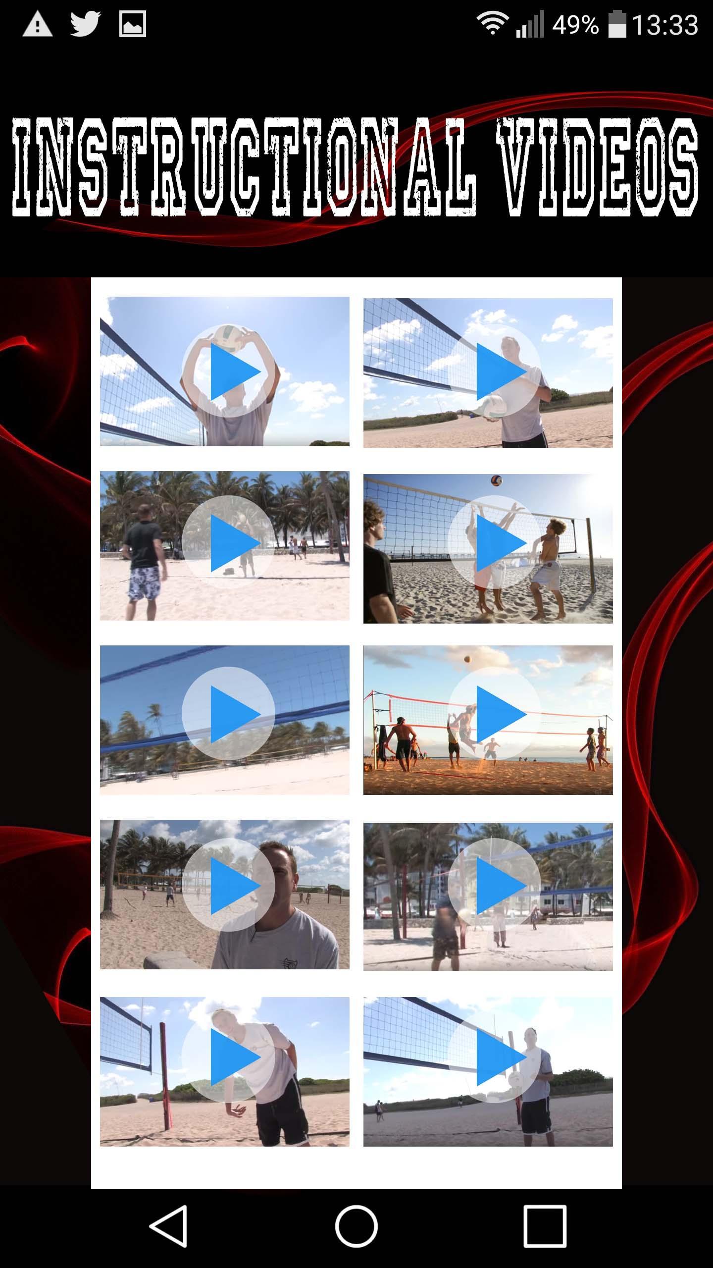 ดาวน์โหลด Beach Volleyball training:moves,jumps APK สำหรับ Android
