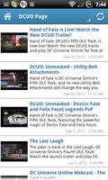 DC Universe Dashboard screenshot 1