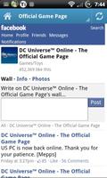 DC Universe Dashboard screenshot 2