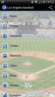 Los Angeles Baseball Cartaz