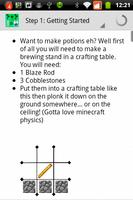 Potion Guide for Minecraft Screenshot 1