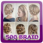 500 Hair Braid Ideas 图标